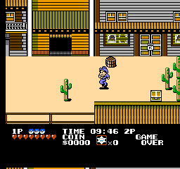 Cowboy Kid (USA) In game screenshot